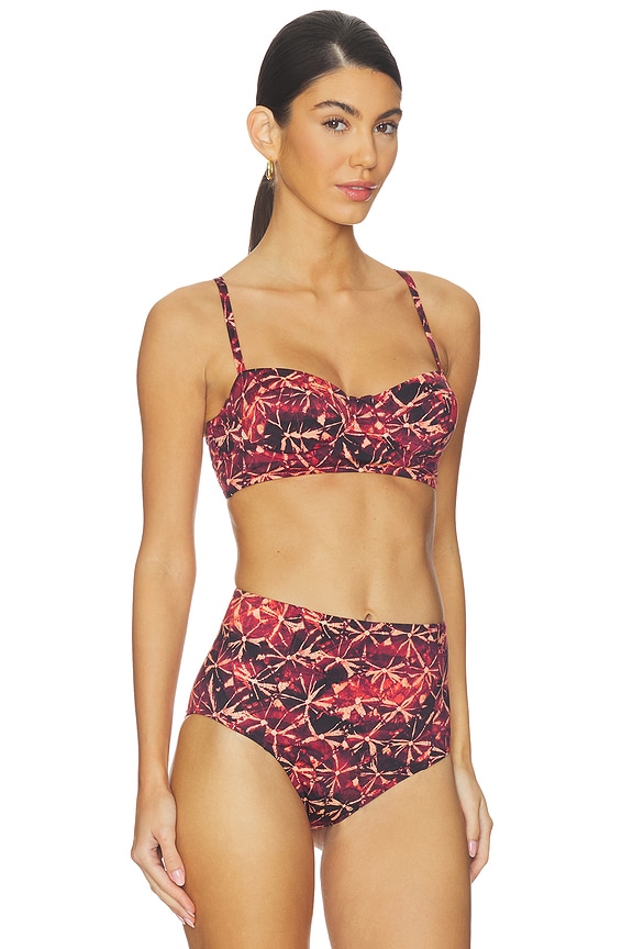 view 2 of 4 Zahara Bikini Top in Sumac
