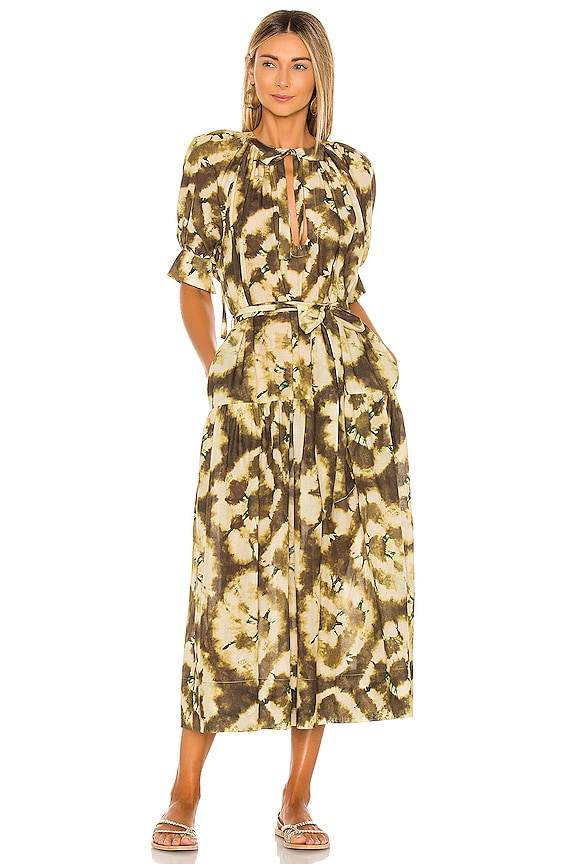 view 2 of 4 ROBE DE PLAGE SELENA in Olive