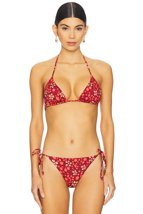 view 1 of 4 Keaton Bikini Top in Coral