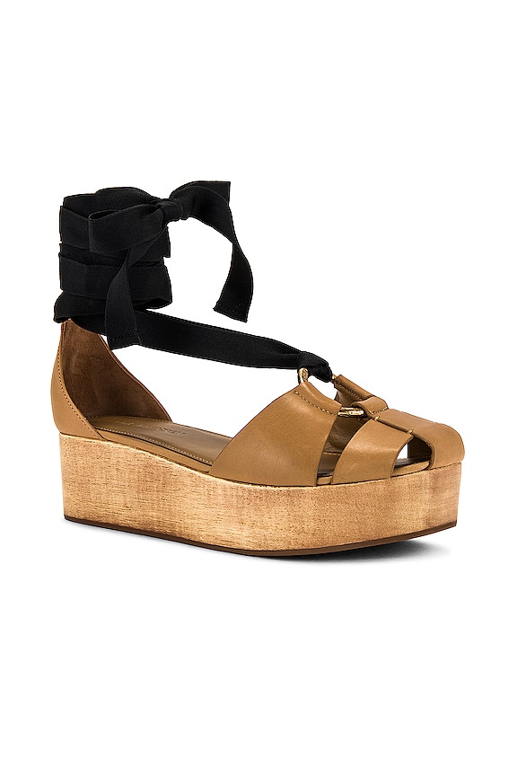 view 2 of 7 Mako Platform Sandal in Taupe