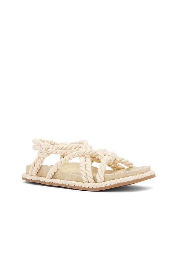 view 2 of 5 Suri Twisted Rope Sandal in Natural