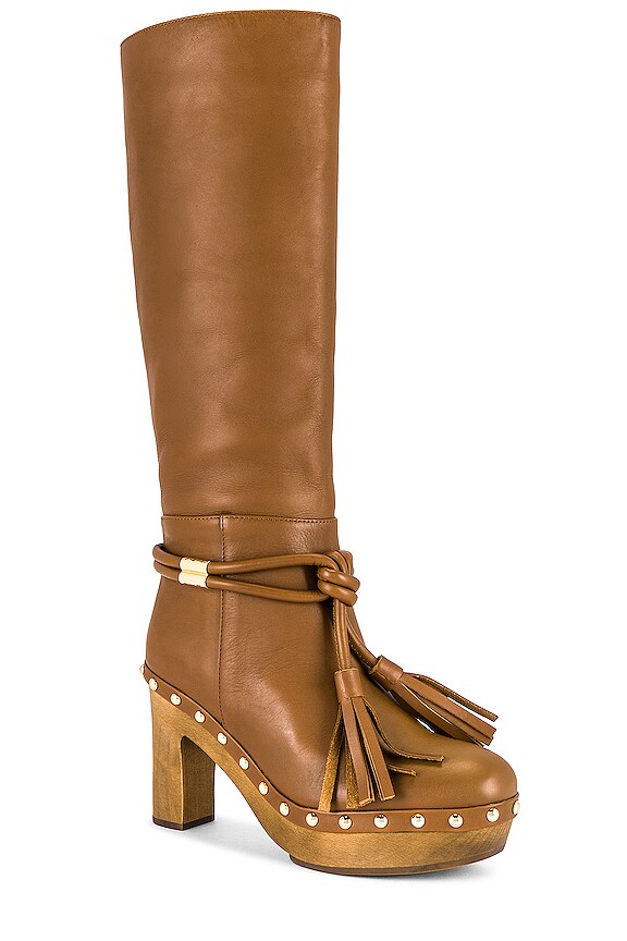 view 2 of 5 Elin Tassel Boot in Cognac