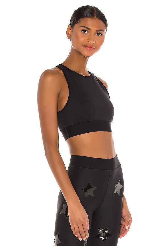 view 2 of 4 Altitiude Lux Crop Top in Nero