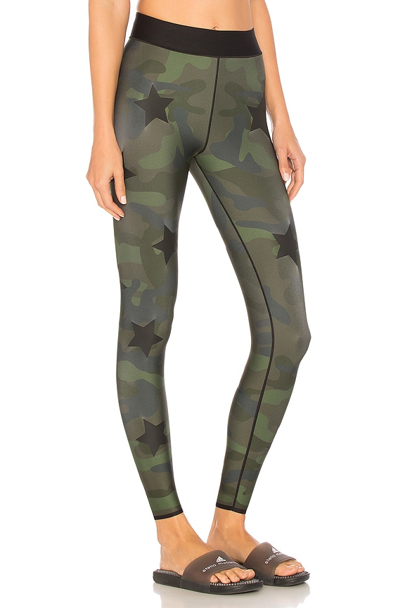 view 2 of 4 Ultra Silk Knockout Legging in Army Green Matte