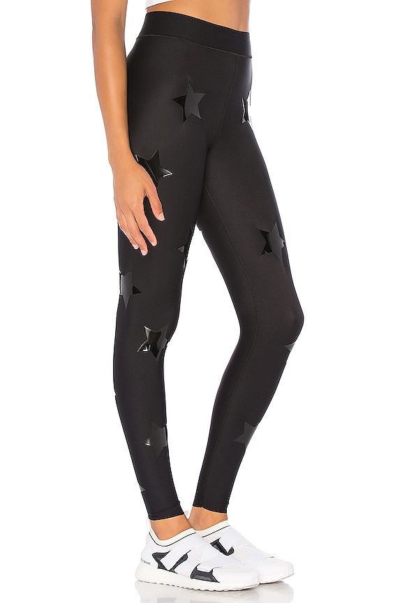 view 2 of 4 Ultra Lux Knockout Legging in Nero & Patent Nero