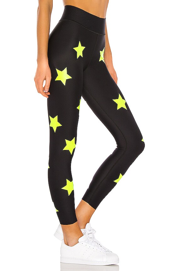 view 2 of 4 Ultra Lux Knockout Legging in Nero Neon Yellow