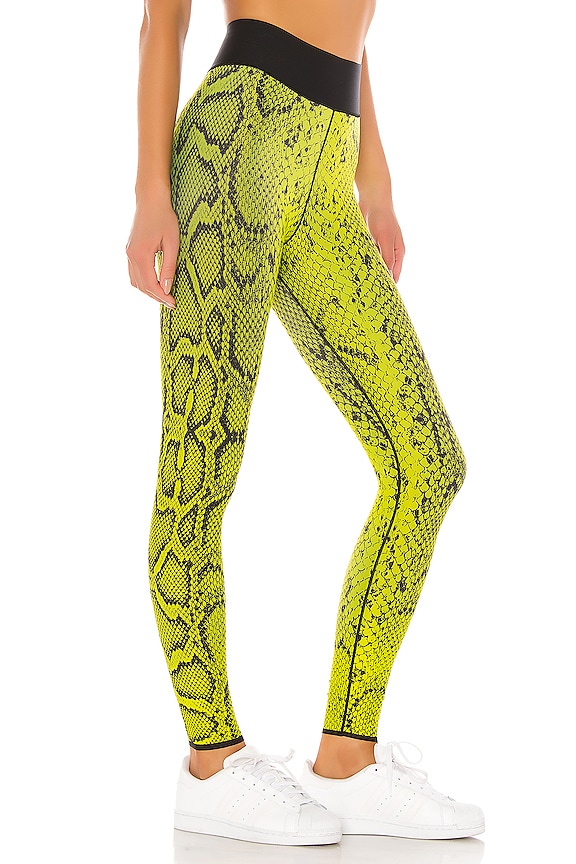 view 2 of 4 Ultra High Python Legging in Neon Yellow