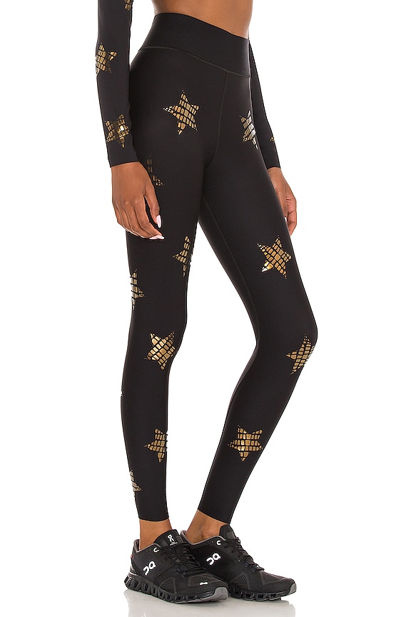 view 2 of 4 LEGGINGS CROC KNOCKOUT ULTRA HIGH in Nero & Gold