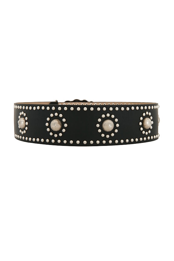 view 2 of 3 Oversized Buckle Belt in Black