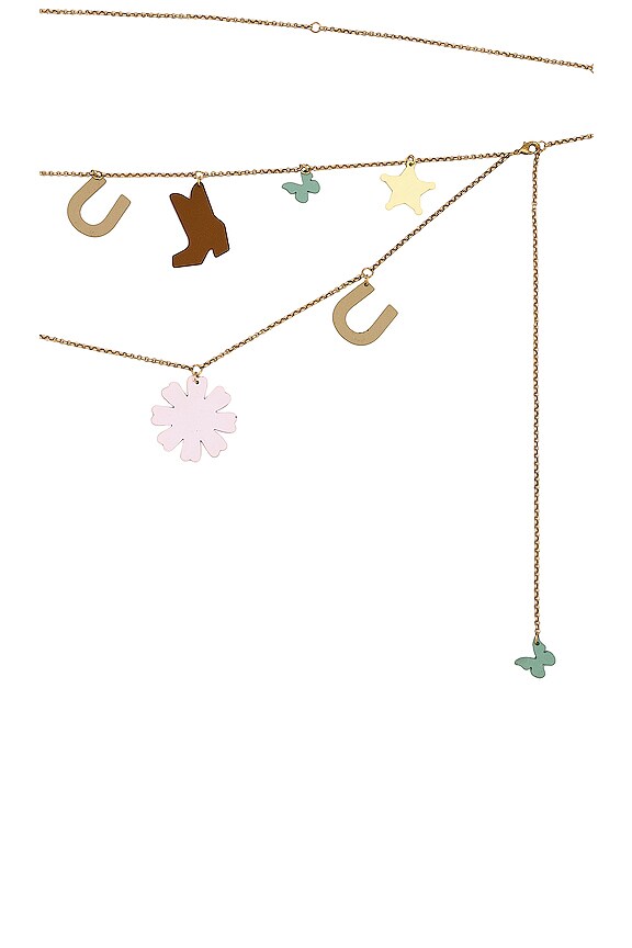 view 2 of 2 Lucky Charm Belt in Multi Pastel & Gold