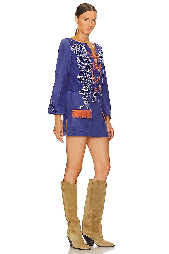 view 2 of 4 Infatuation Dress in Galactic Cobalt