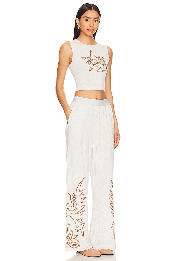 view 2 of 3 CONJUNTO PARA DORMIR J'ADORE COWBOYS in Grey Marl