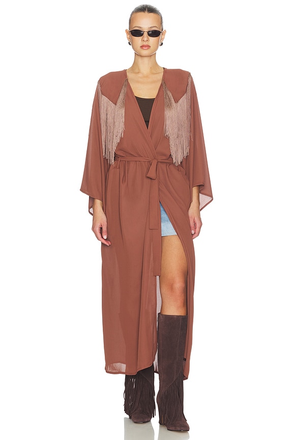 view 2 of 5 Canyon Robe in Brown