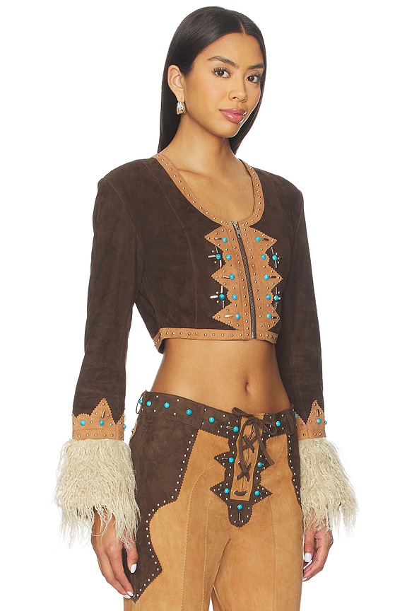 view 2 of 5 x REVOLVE Record Jacket in Brown