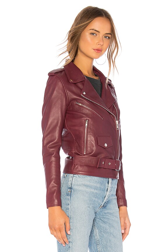 view 2 of 4 Lightweight Easy Rider Jacket in Burgundy