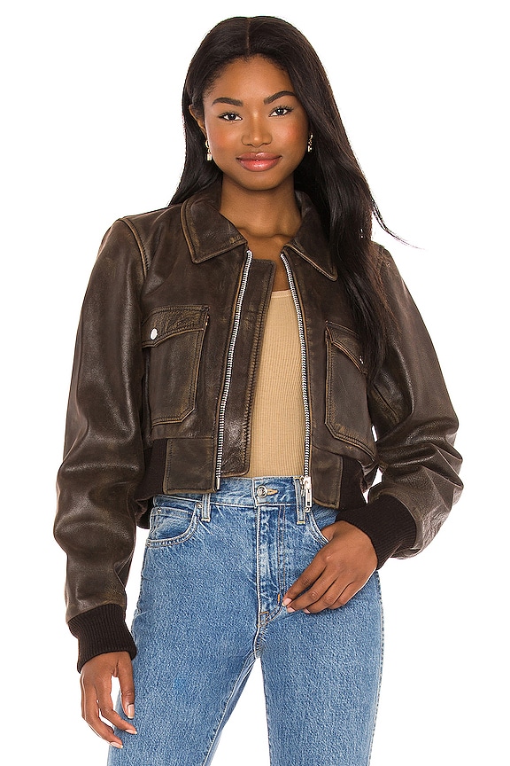 view 1 of 4 CHAQUETA SPIRIT in Vintage Brown