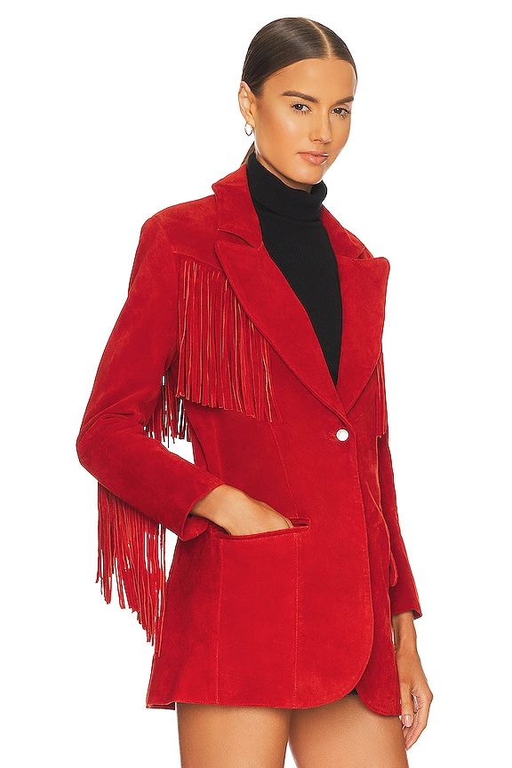 view 2 of 4 Malboro Blazer in Wine