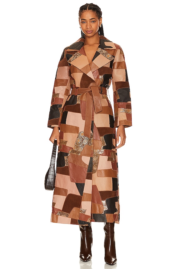 view 2 of 4 Revolution Coat in Multi Tan