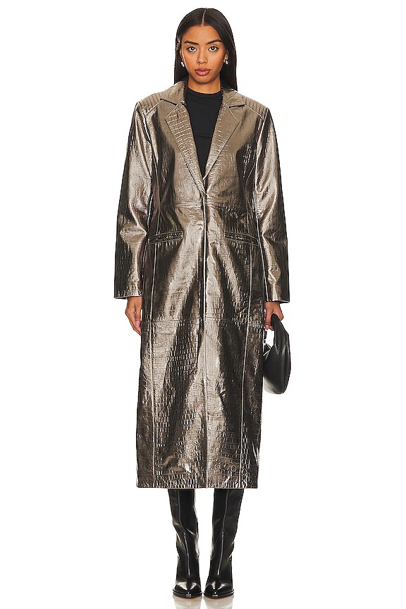 view 2 of 4 Test Drive Coat in Gunmetal