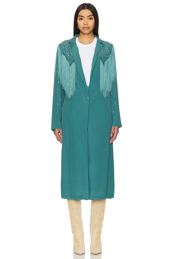 view 2 of 5 MARFA LIGHTS 더스터 in Turquoise