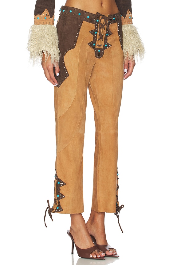 view 2 of 6 PANTALÓN RECORD in Brown