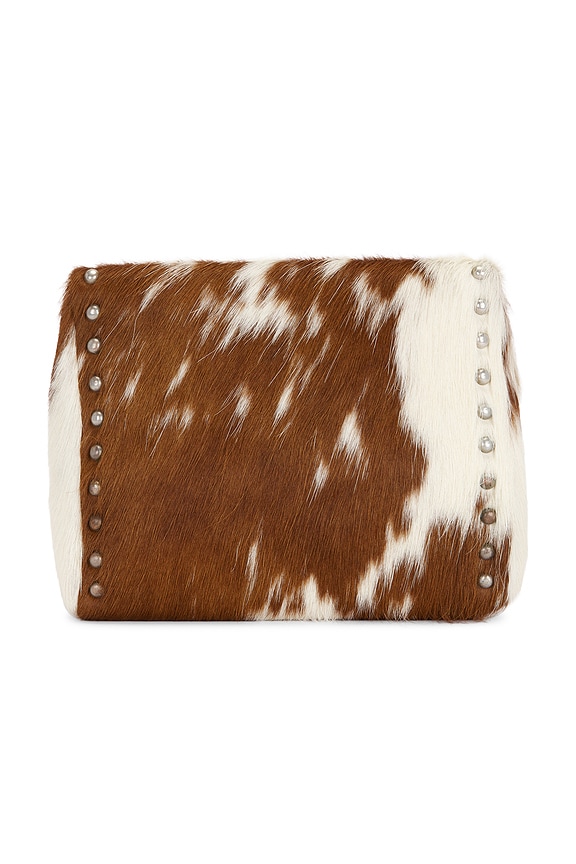 view 2 of 4 Oversized Clutch in Natural