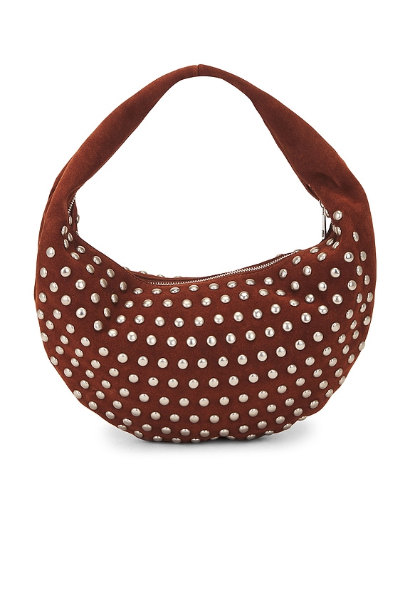 view 2 of 4 Studded Hobo Bag in Tan