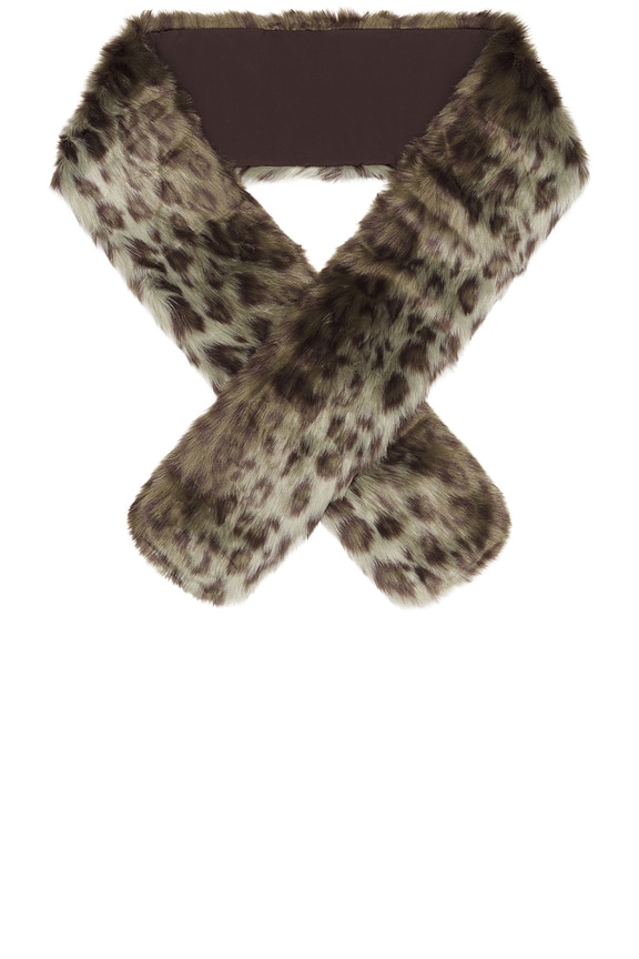 view 2 of 4 PAÑUELO WEST END in Green Leopard