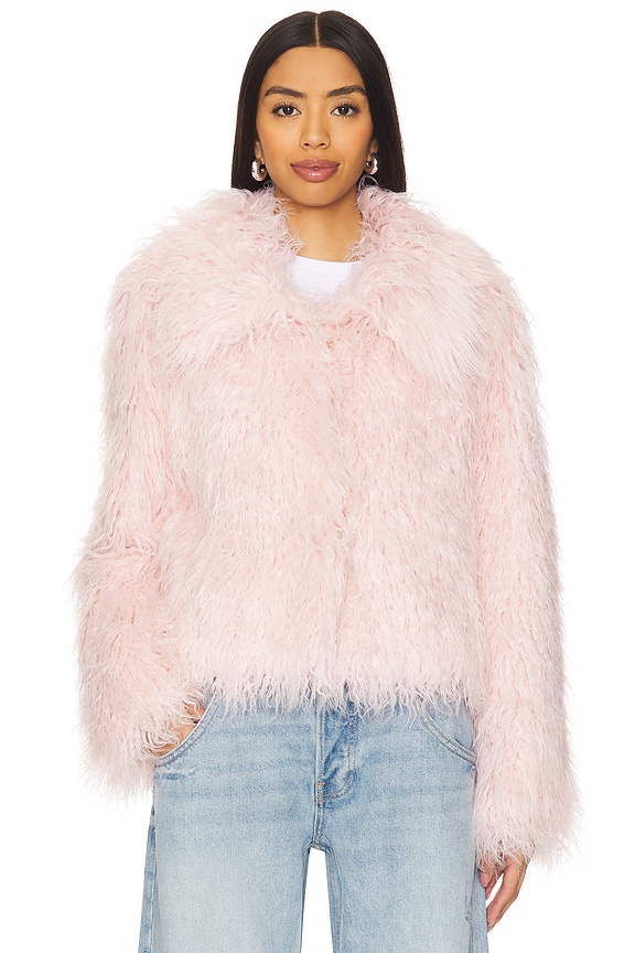 view 2 of 5 MANTEAU FAUX FUR SAINT TROPEZ in Summer Wine