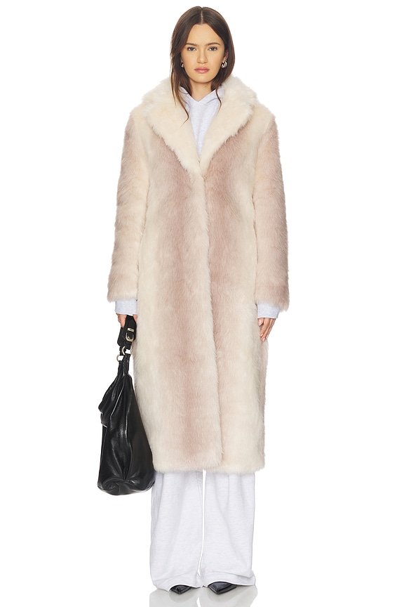 view 2 of 4 White Plains Coat in Ombre Cream