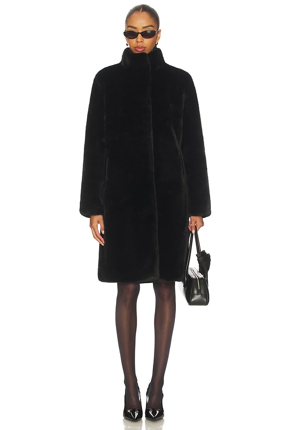 view 2 of 4 Raven Coat in Black