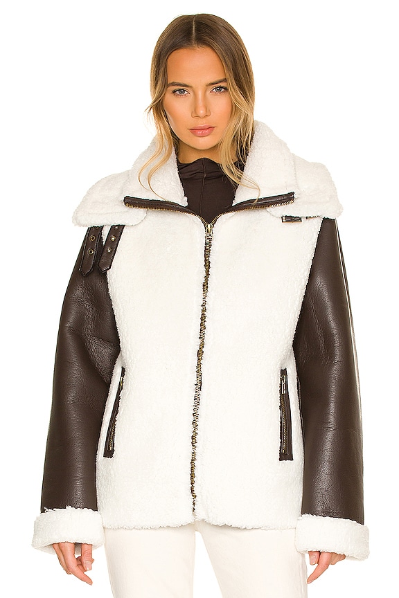 view 2 of 5 CHAQUETA SYMBIOSIS in Chocolate & Taupe