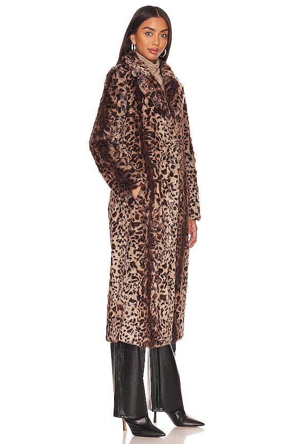 view 2 of 3 ALPHA フェイクファーコート in Leopardess