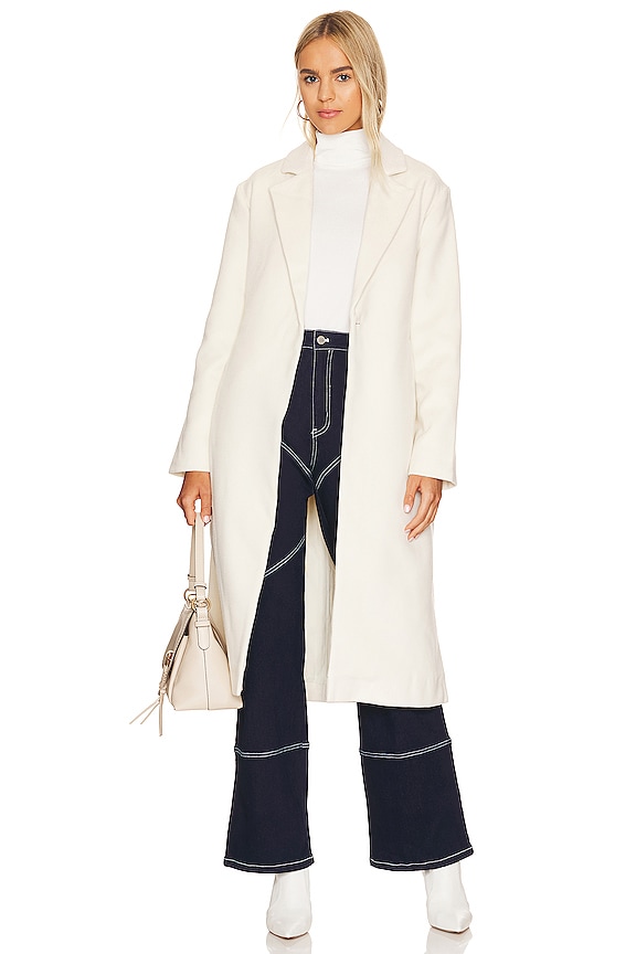 view 2 of 5 Love Affair Coat in Blanc