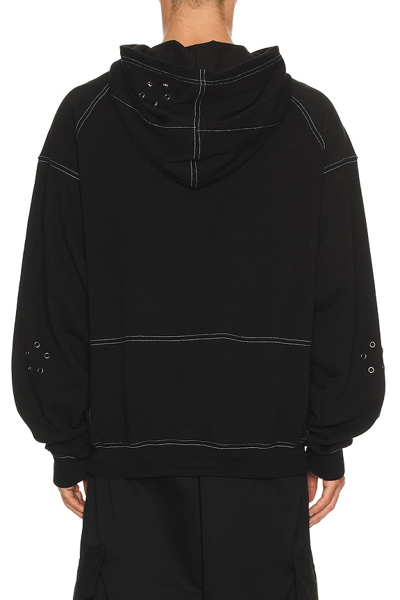 view 2 of 5 SWEAT À CAPUCHE UPRS in Black