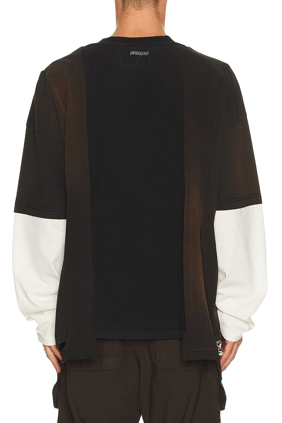 view 2 of 4 CAMISETA UPRS in Distressed Brown