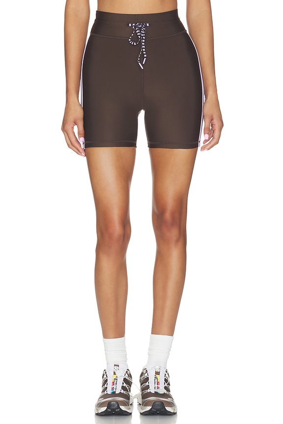 view 2 of 7 BIKER SHORT DE 5 PULGADAS OXFORD  in Cocoa