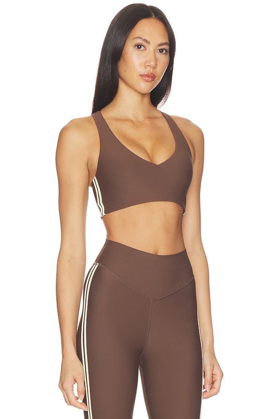 view 2 of 4 Daytona Jetta Racerback Sports Bra in Chocolate