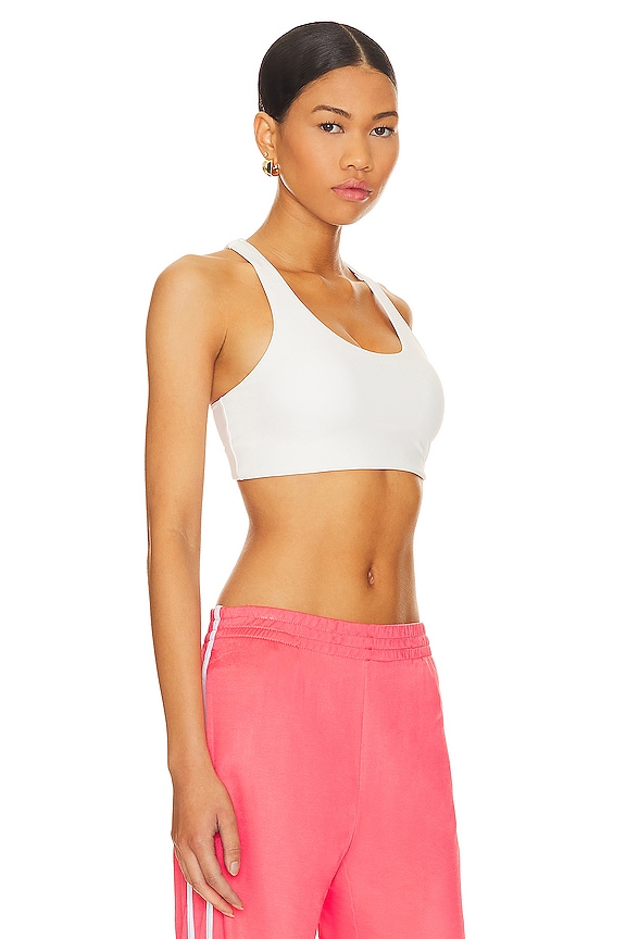 view 2 of 4 Peached Jade Sport Bra in White