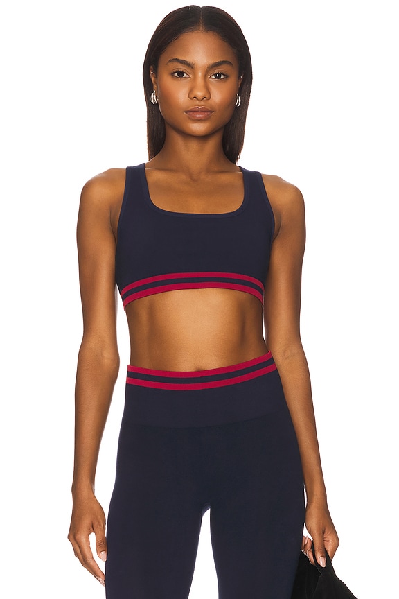 view 1 of 4 SUJETADOR DEPORTIVO SIN COSTURA JADE in Navy