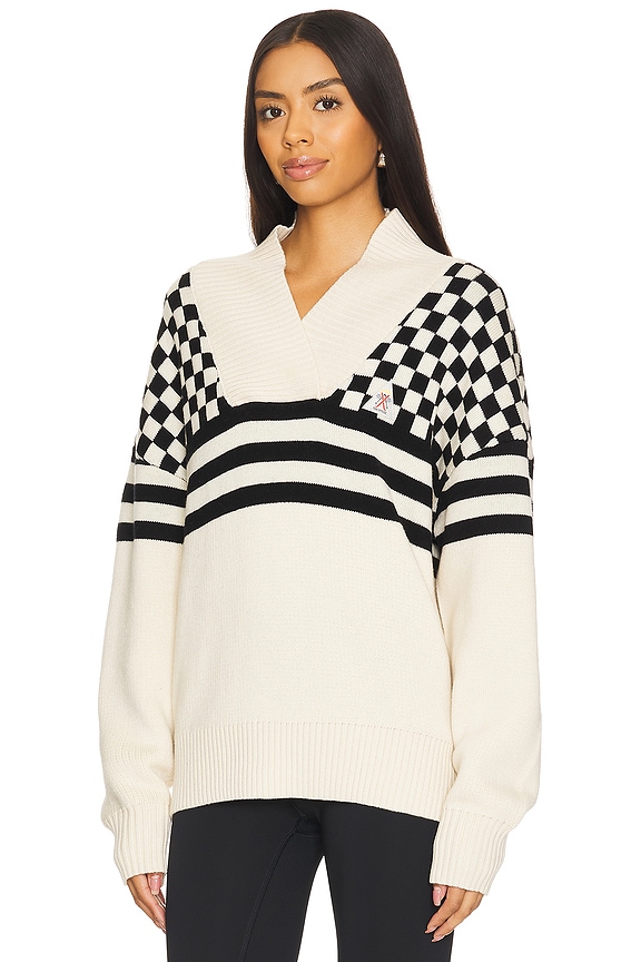 view 2 of 5 Mojo Scarlett Knit Sweater in Check