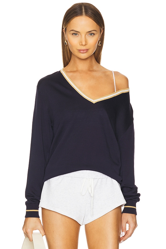 view 2 of 5 Greenwich Lena Sweatshirt in Navy