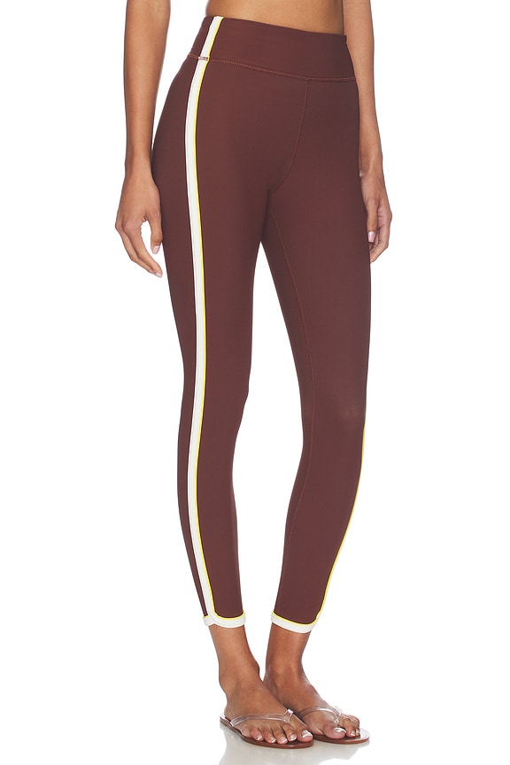view 1 of 6 LEGGINGS MIDI 25 POUCES RHYTHM in Raisin