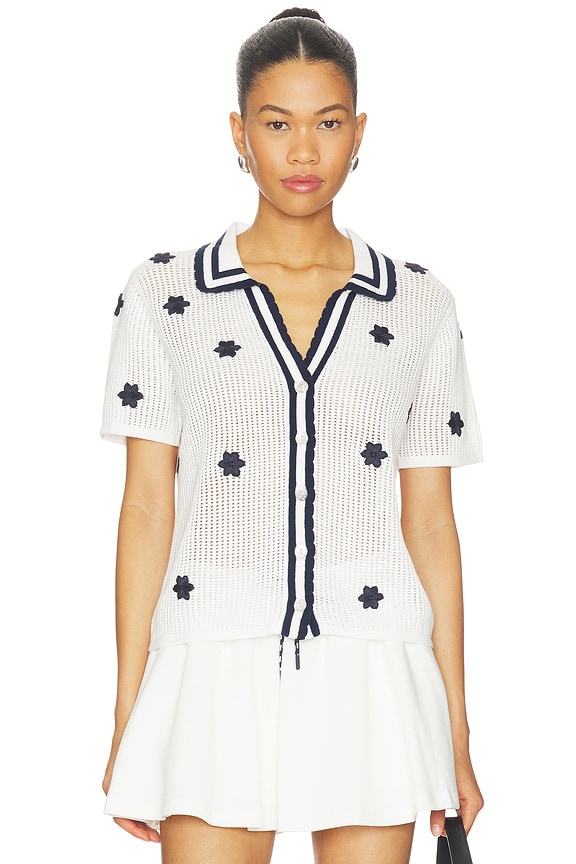 view 1 of 5 Piazza Koa Knit Top in White