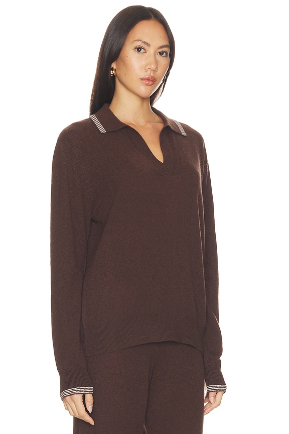 view 2 of 4 Coco Luna Knit Top in Chocolate
