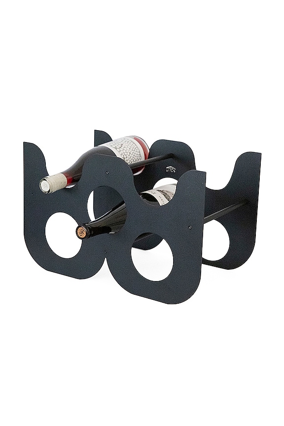 view 2 of 3 Tulip Wine Rack in Black