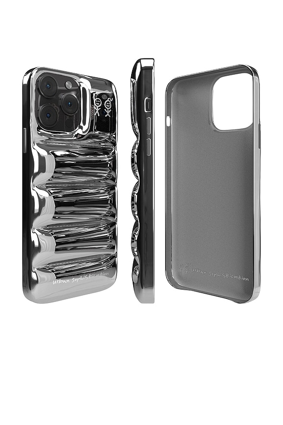 view 2 of 3 COQUE PUFFER IPHONE 15 PRO in Silver