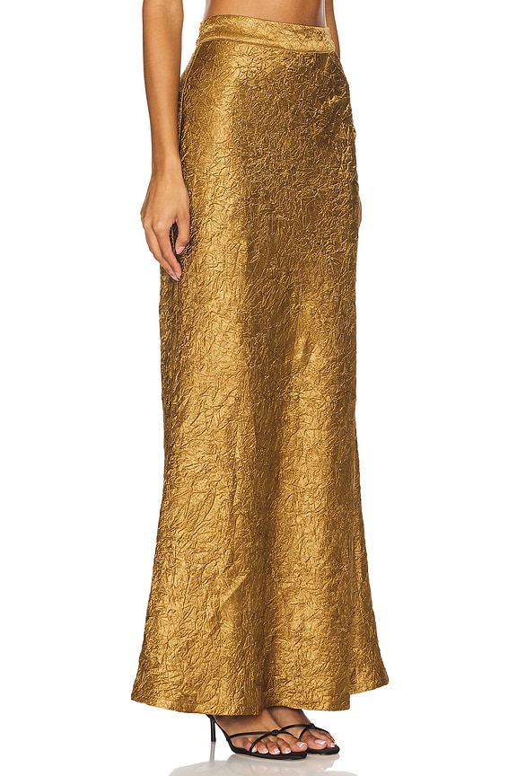 view 2 of 6 Valentina Skirt in Gold