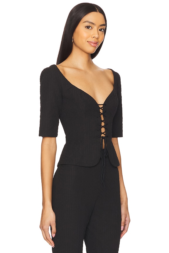 view 2 of 4 Lena Top in Black