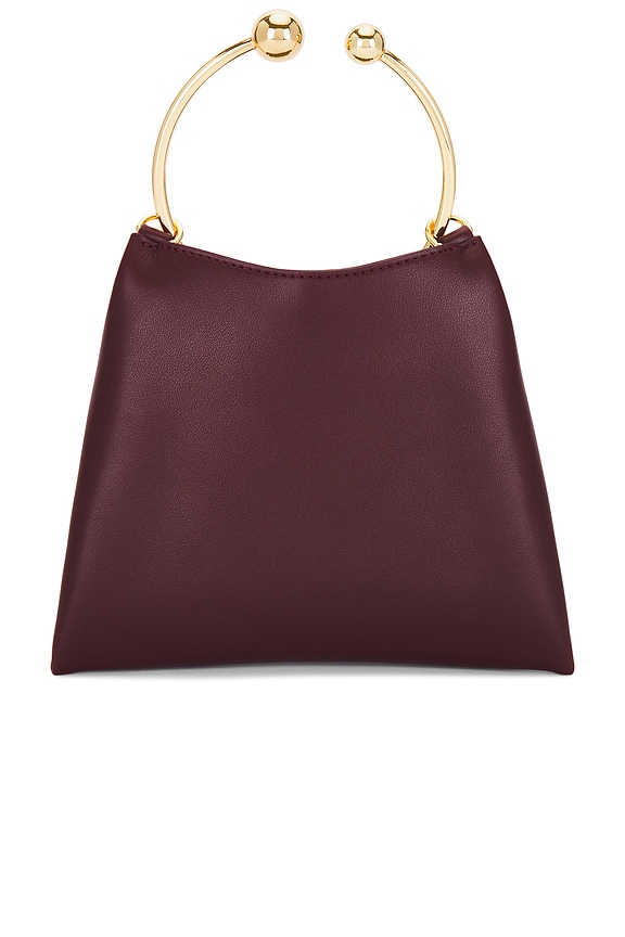 view 2 of 4 Ring Handle Bag in Burgundy